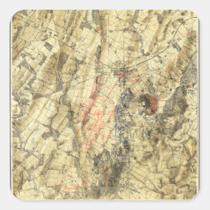 Battle of Gettysburg 5 Square Sticker