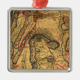 Battle of Gettysburg Metal Tree Decoration