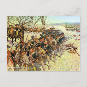 Battle of Guilford Courthouse by Charles McBarron Postcard