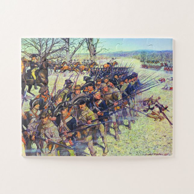 Battle of Guilford Courthouse Charles McBarron Jigsaw Puzzle (Horizontal)