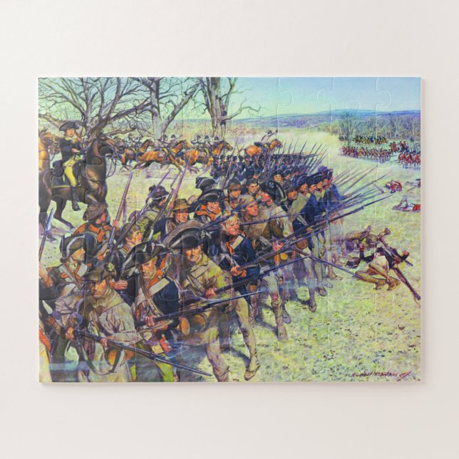 Battle of Guilford Courthouse Charles McBarron Jigsaw Puzzle (Horizontal)