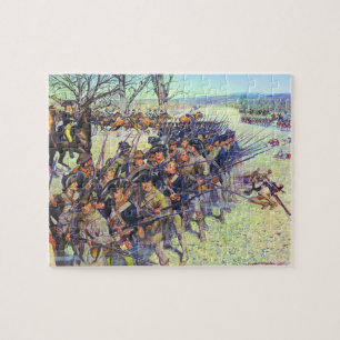 Battle of Guilford Courthouse Charles McBarron Jigsaw Puzzle