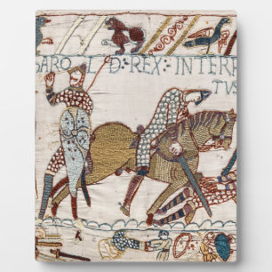 Battle of Hastings- Bayeux Tapestry King Harold Plaque