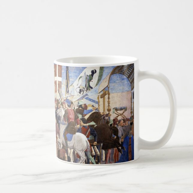 BATTLE OF HERACLIUS by Piero Della Francesca Coffee Mug (Right)