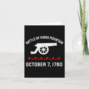 Battle Of Kings Mountain Revolutionary War Revolut Card