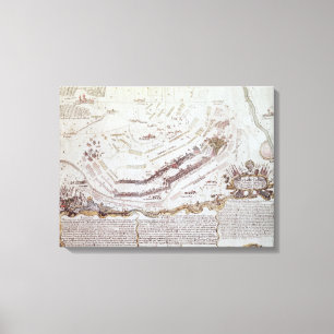Battle of Kolin in Bohemia, 18th August 1757 Canvas Print
