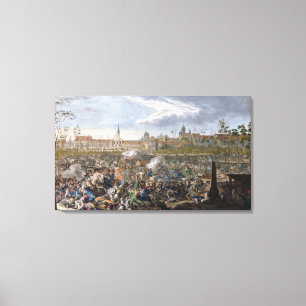 Battle of Leipzig, 19th October 1813 Canvas Print