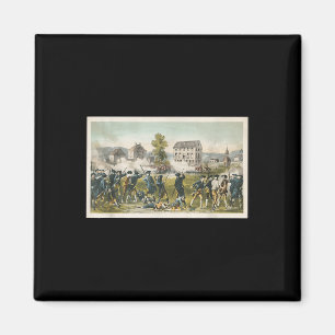 Battle Of Lexington Machusetts - American Revoluti Magnet