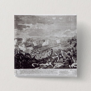 Battle of Lobositz, 1st October 1756 15 Cm Square Badge