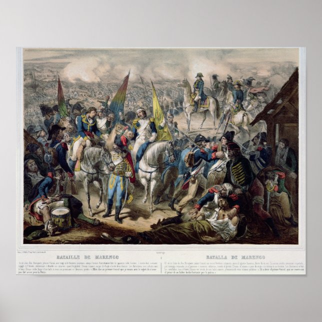 Battle of Marengo 14th June 1800 Poster (Front)