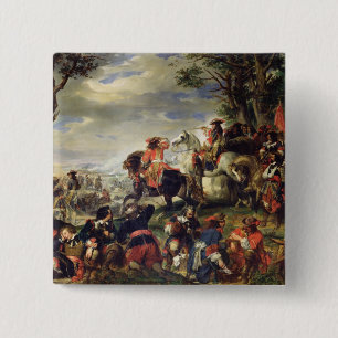 Battle of Marseilles, 4th October 1693, 1837 15 Cm Square Badge
