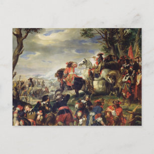 Battle of Marseilles, 4th October 1693, 1837 Postcard