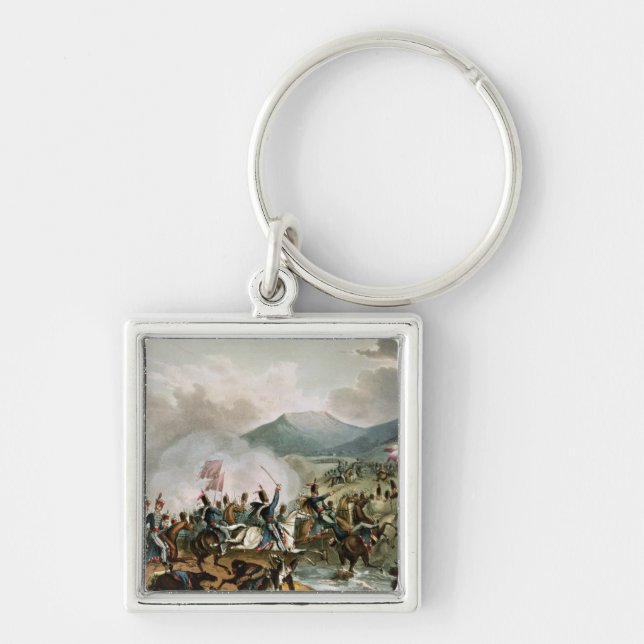 Battle of Morales,engraved by Thomas Sutherland Key Ring (Front)