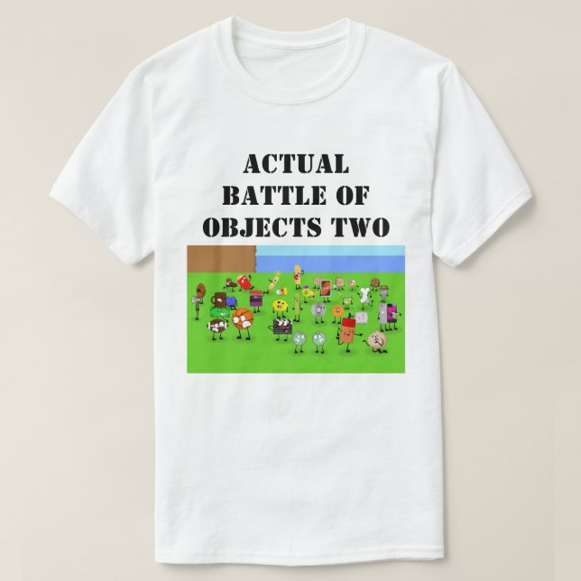 Battle Of Objects T-Shirt (Design Front)