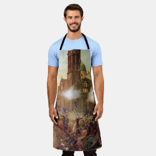 Battle of Puebla Mexican History Apron