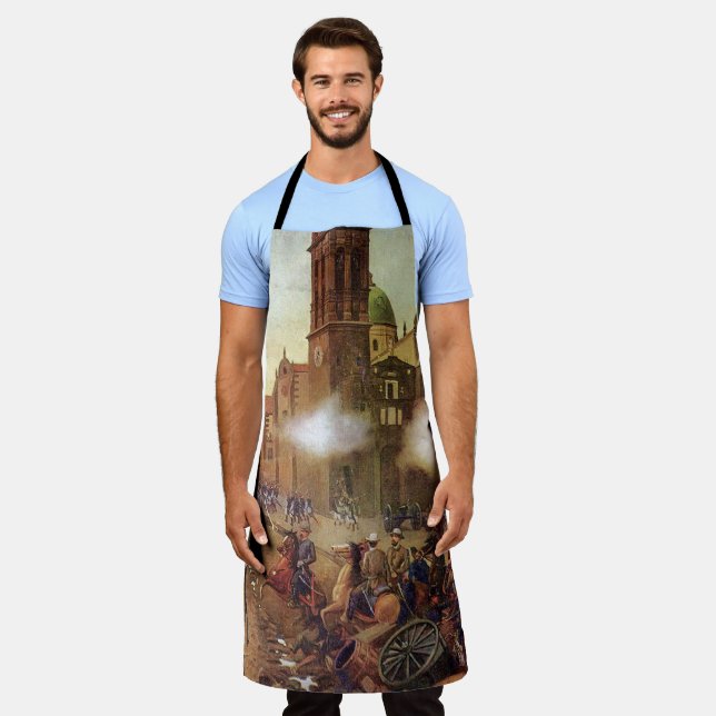Battle of Puebla Mexican History Apron (Worn)