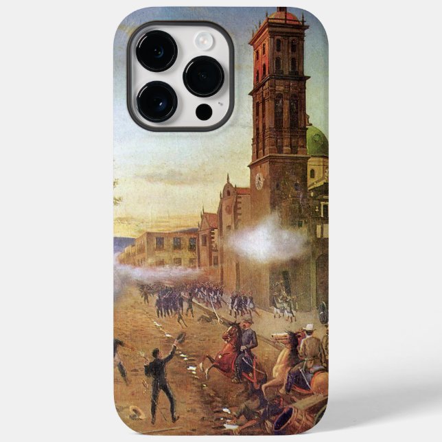 Battle of Puebla Mexican History Case-Mate iPhone Case (Back)