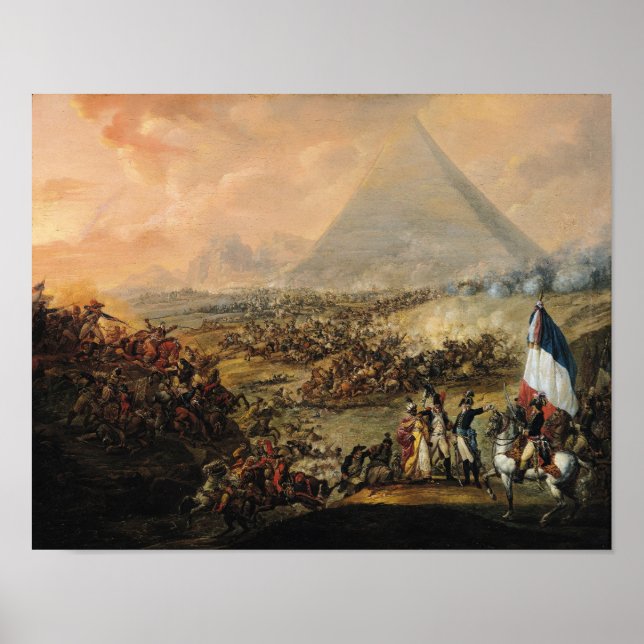 Battle of Pyramids, 21 July 1798 Poster (Front)