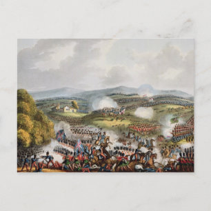 Battle of Quatre Bras, June 16th 1815, from 'The M Postcard