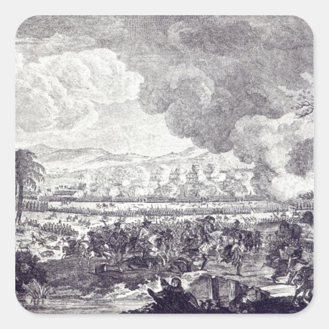 Battle of Rossbach, November 5th 1757 Square Sticker (Front)
