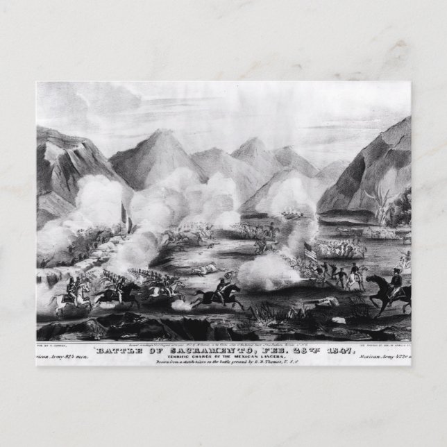 Battle of Sacramento Postcard (Front)