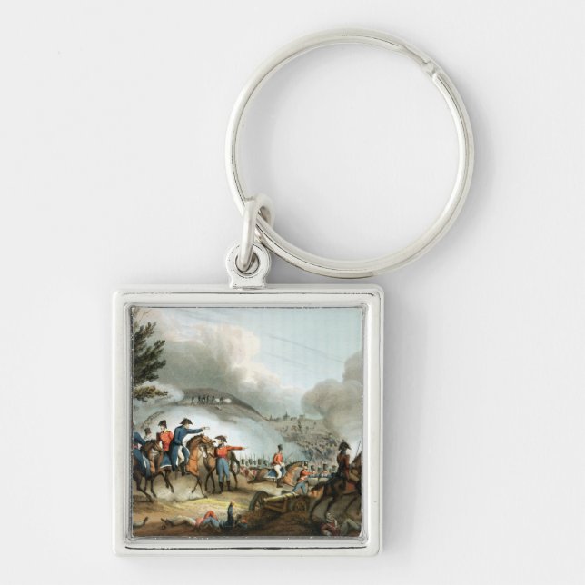 Battle of Salamanca,etched by J. Clarke Key Ring (Front)