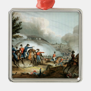 Battle of Salamanca,etched by J. Clarke Metal Tree Decoration