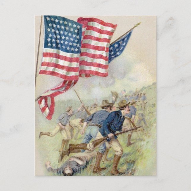Battle of San Juan Hill Postcard (Front)