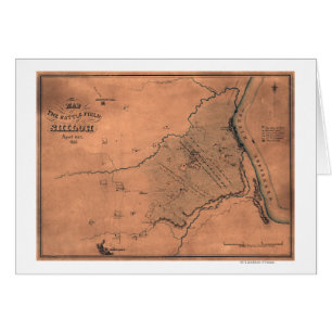 Battle of Shiloh - Civil War Panoramic Map 5