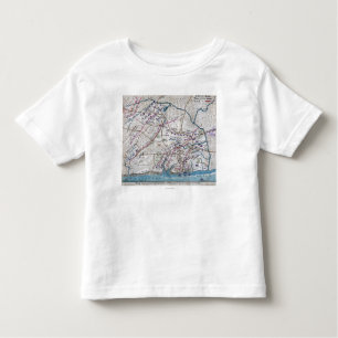 Battle of Shiloh - Civil War Panoramic Map Toddler T-Shirt