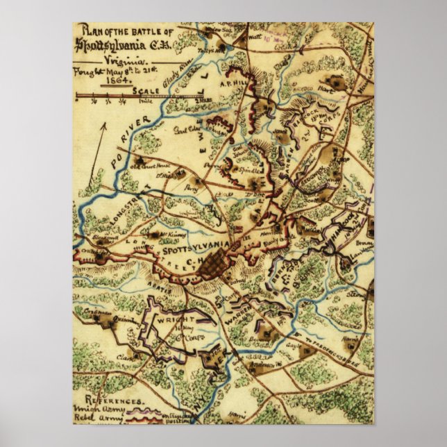 Battle of Spotsylvania Court House Poster (Front)