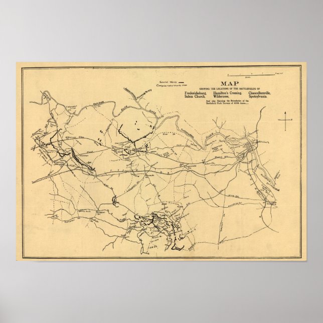 Battle of Spotsylvania Court House Poster (Front)