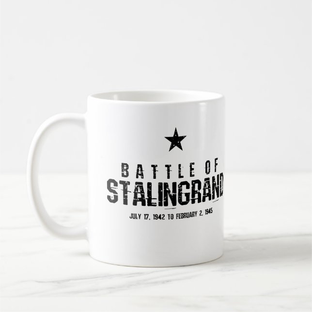 Battle of Stalingrad WW2 Coffee Mug (Left)