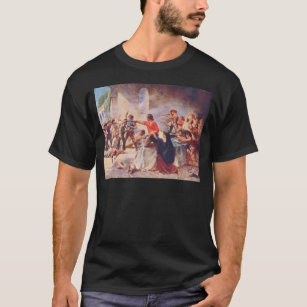Battle of the Alamo by Percy Moran T-Shirt