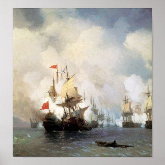 Battle of the Chios Strait Poster