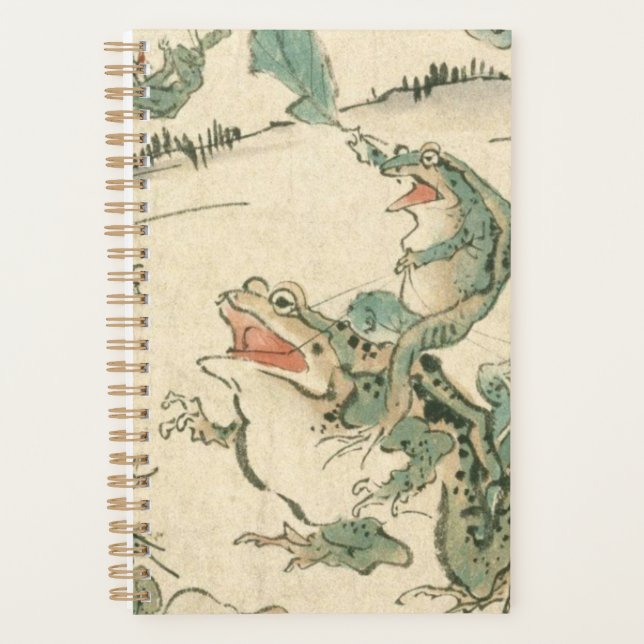 Battle Of The Frogs - Kawanabe Kyosai Planner (Front)