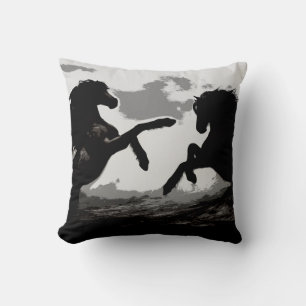 Battle of the Horses - Equine Art Cushion