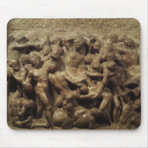 Battle of the Lapiths and Centaurs by Michelangelo Mouse Pad