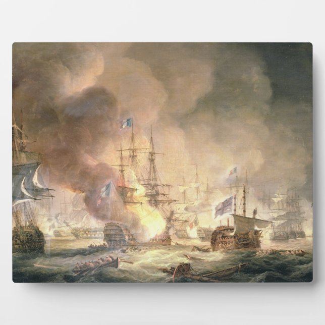 Battle of the Nile, 1st August 1798 at 10pm, 1834 Plaque (Front)