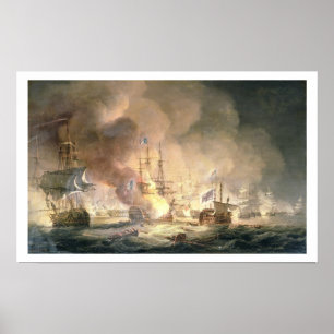 Battle of the Nile, 1st August 1798 at 10pm, 1834 Poster