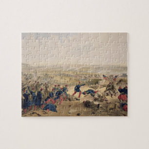 Battle of the Tchernaya, August 16th 1855, plate f Jigsaw Puzzle