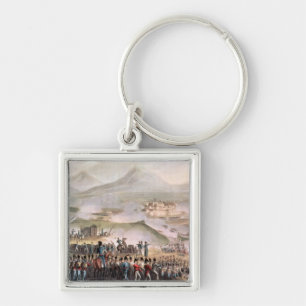 Battle of Toulouse, engraved Thomas Sutherland Key Ring