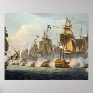 Battle of Trafalgar, October 21st 1805, from 'The Poster