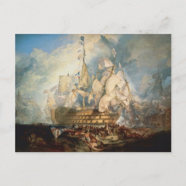 Battle of Trafalgar Postcard (Front)