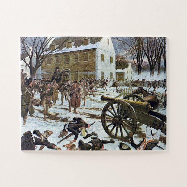 Battle of Trenton by Charles McBarron Jigsaw Puzzle (Horizontal)