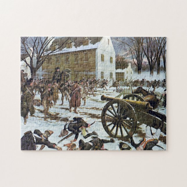 Battle of Trenton by Charles McBarron Jigsaw Puzzle (Horizontal)