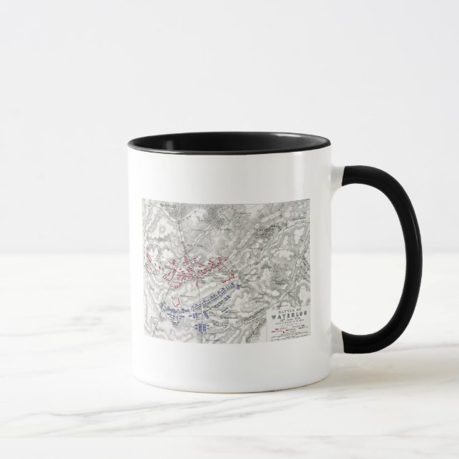 Battle of Waterloo, 18th June 1815, Sheet 1st (eng Mug (Right)