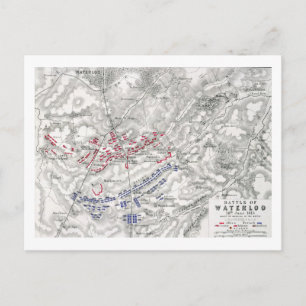 Battle of Waterloo, 18th June 1815, Sheet 1st (eng Postcard