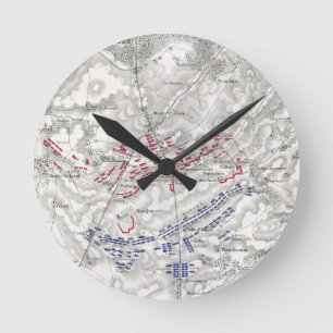 Battle of Waterloo, 18th June 1815, Sheet 1st (eng Round Clock