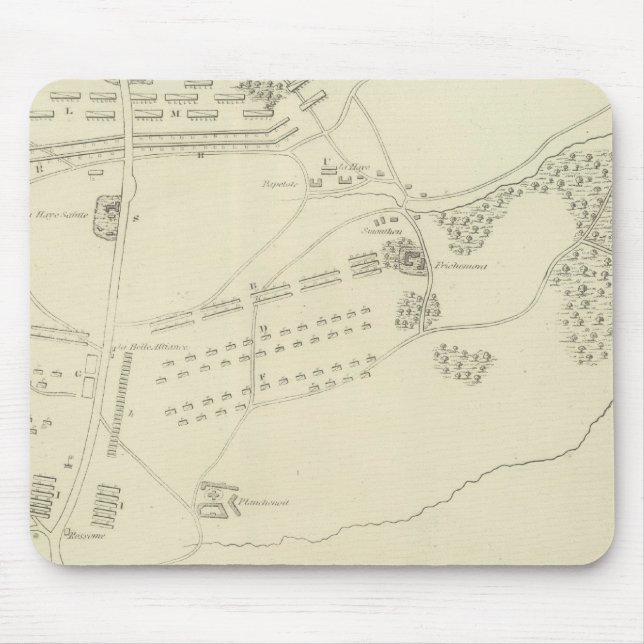 Battle of Waterloo in Belgium Mouse Pad (Front)